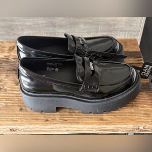 Black Platform Loafers